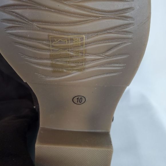 Women's Suede Comfort Regular Wide Calf Blakely Boots Size 10 - Picture 8 of 8